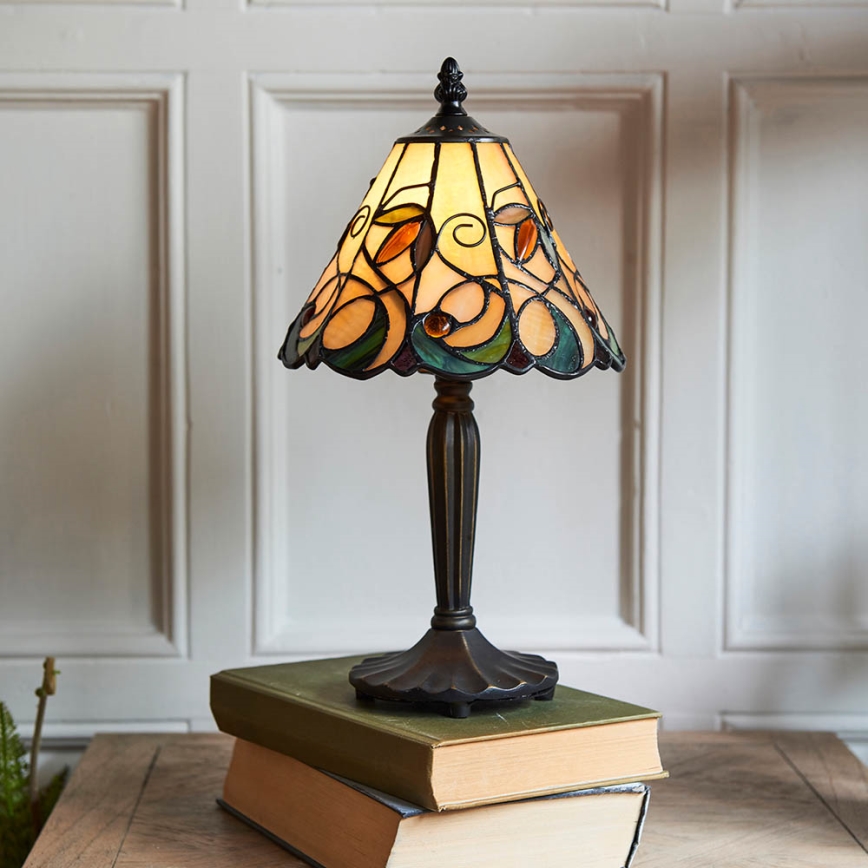 Endon 64196 - Lampada da tavolo JAMELIA 1xE14/40W/230V diametro 20 cm