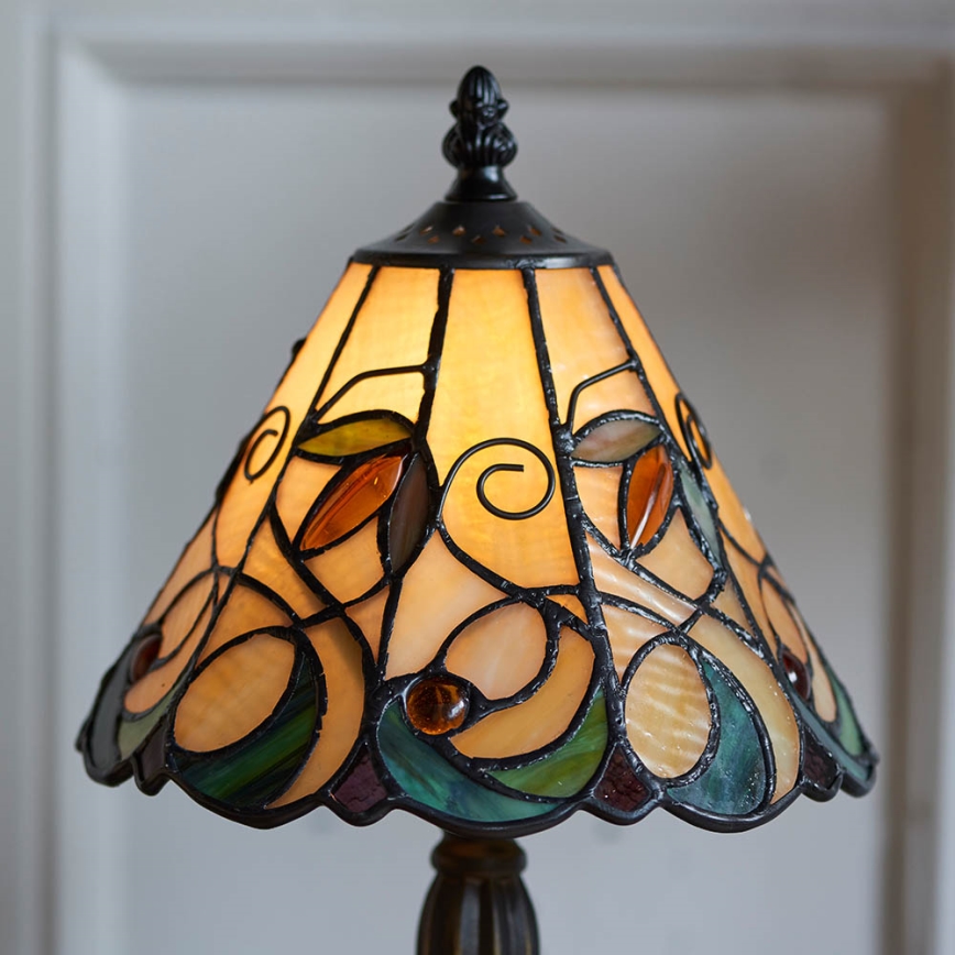 Endon 64196 - Lampada da tavolo JAMELIA 1xE14/40W/230V diametro 20 cm