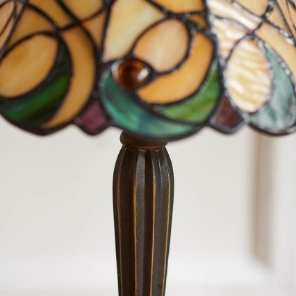 Endon 64196 - Lampada da tavolo JAMELIA 1xE14/40W/230V diametro 20 cm