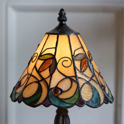 Endon 64196 - Lampada da tavolo Tiffany JAMELIA 1xE14/40W/230V Ø 20 cm