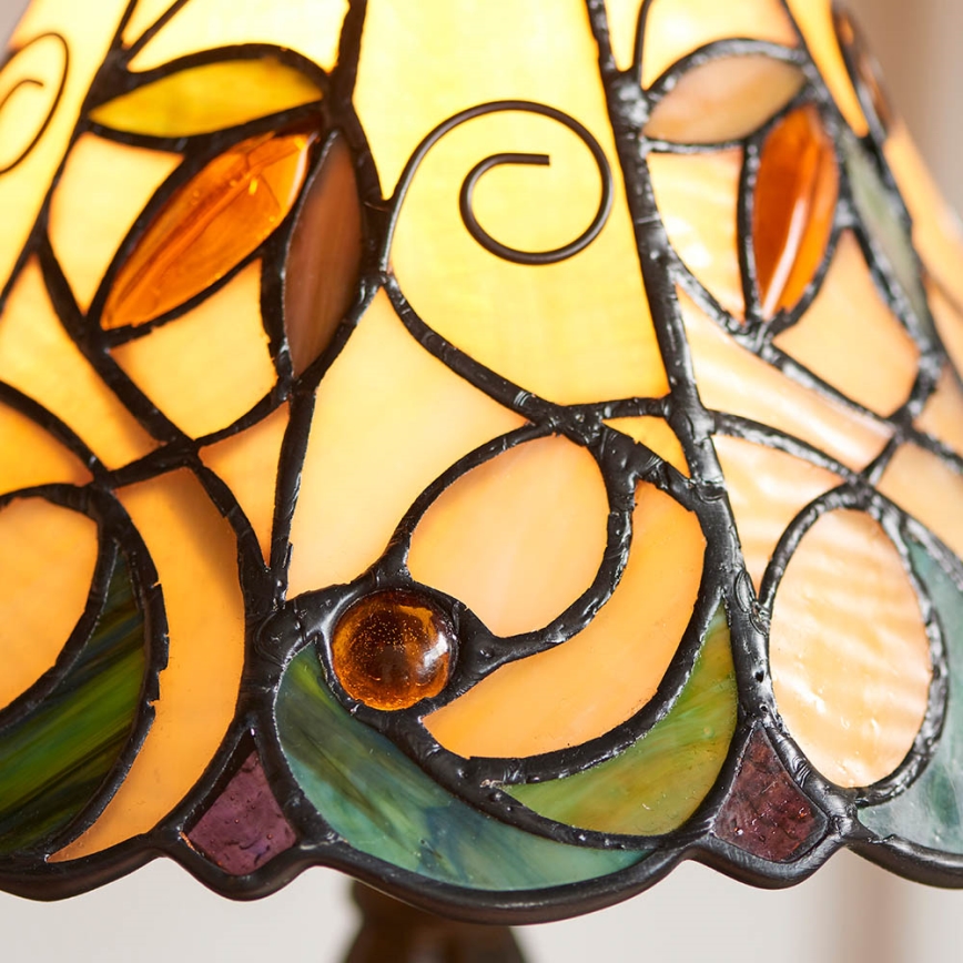 Endon 64196 - Lampada da tavolo Tiffany JAMELIA 1xE14/40W/230V Ø 20 cm