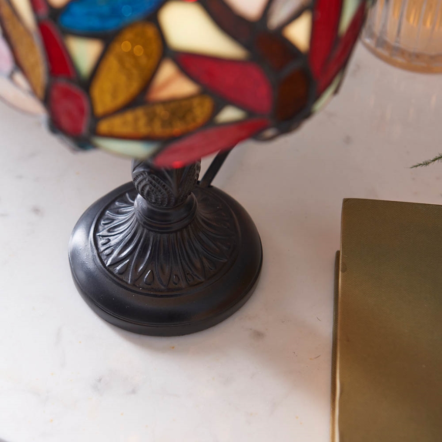Endon 64246 - Lampada da tavolo Tiffany LORETTE 1xE14/40W/230V Ø 15 cm