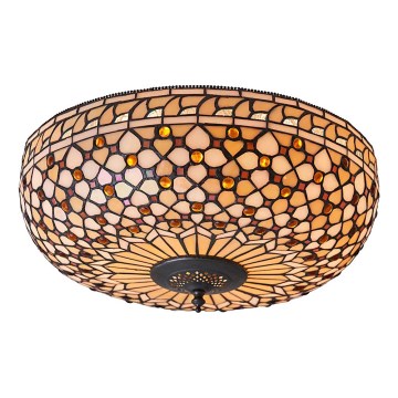 Endon 64276 - Plafoniera MILLE FEUX 2xE27/60W/230V diametro 45 cm