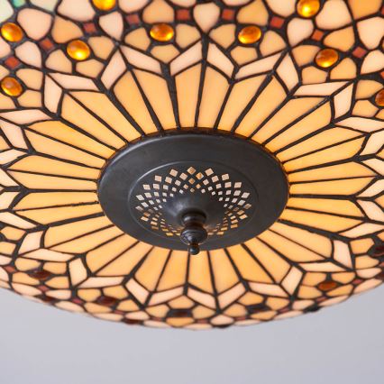 Endon 64276 - Plafoniera MILLE FEUX 2xE27/60W/230V diametro 45 cm