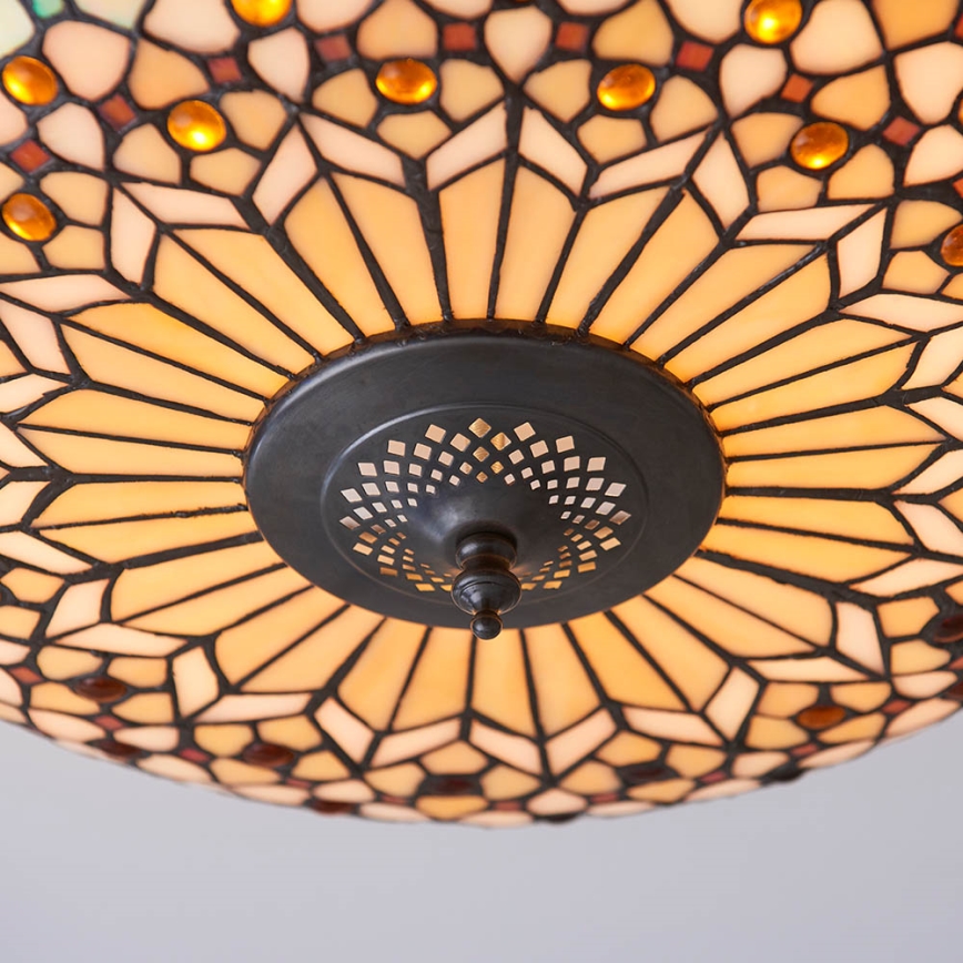 Endon 64276 - Plafoniera MILLE FEUX 2xE27/60W/230V diametro 45 cm