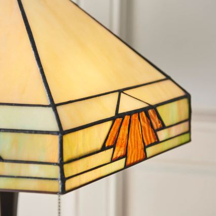 Endon 64286 - Lampada da tavolo NEVADA 2xE27/60W/230V diametro 40 cm