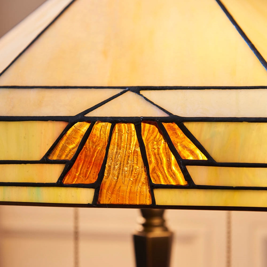 Endon 64286 - Lampada da tavolo NEVADA 2xE27/60W/230V diametro 40 cm