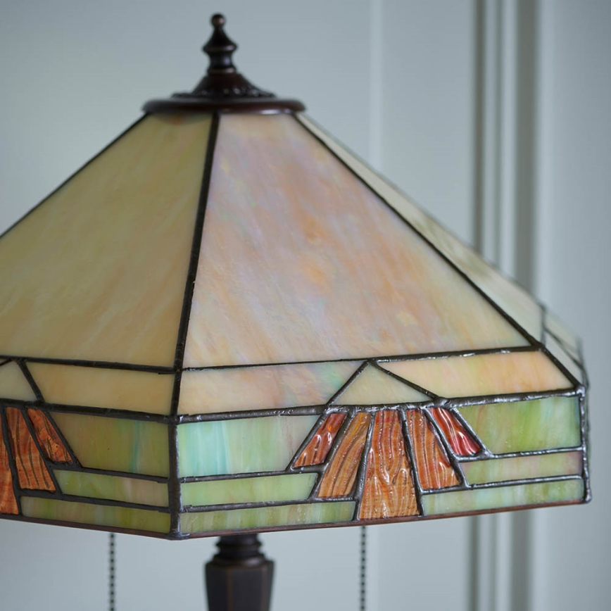 Endon 64286 - Lampada da tavolo NEVADA 2xE27/60W/230V diametro 40 cm