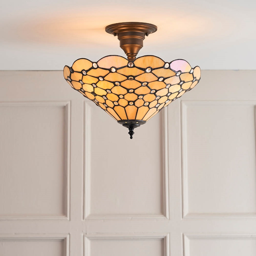 Endon 64300 - Lampadario a plafone PEARL 3xE27/60W/230V diametro 37 cm