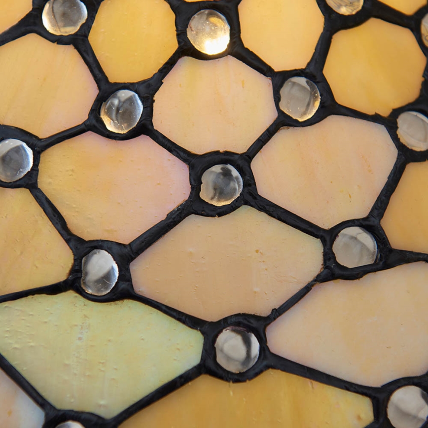 Endon 64301 - Lampada da tavolo Tiffany PEARL 1xE27/60W/230V, diametro 37 cm