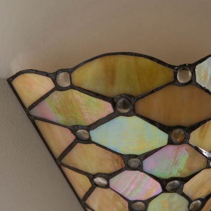 Endon 64302 - Applique da parete Tiffany PEARL 1xE14/40W/230V