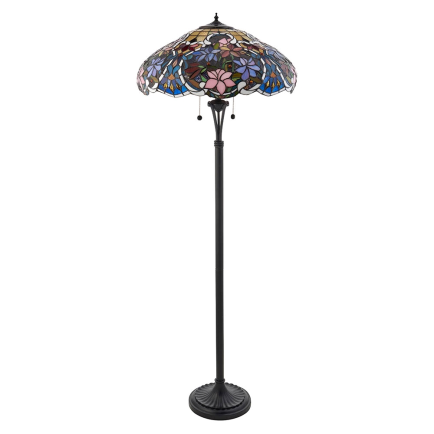 Endon 64323 - Lampada da terra SULLIVAN 2xE27/60W/230V Ø 56 cm