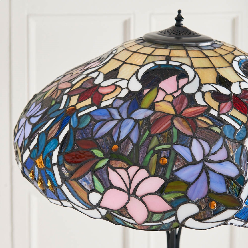 Endon 64323 - Lampada da terra SULLIVAN 2xE27/60W/230V Ø 56 cm
