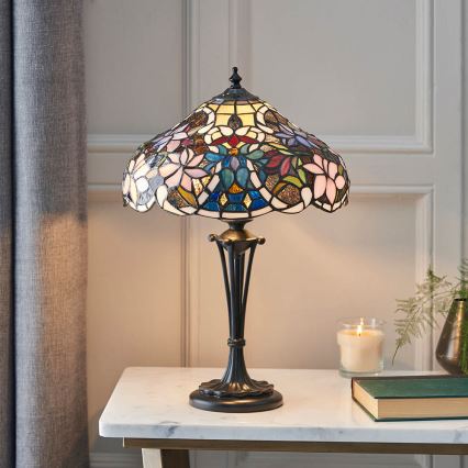 Endon 64327 - Lampada da tavolo SULLIVAN 2xE14/40W/230V diametro 30 cm