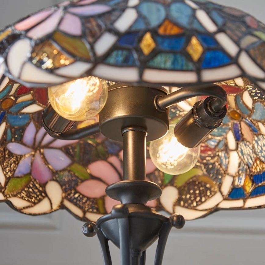Endon 64327 - Lampada da tavolo SULLIVAN 2xE14/40W/230V diametro 30 cm