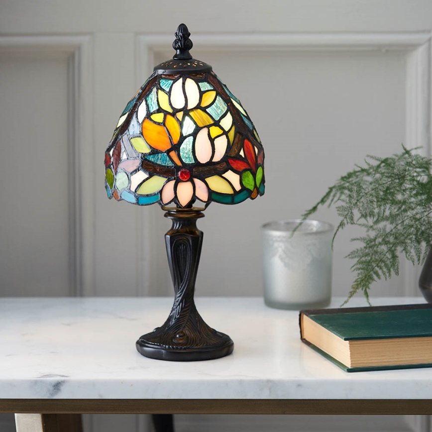 Endon 64331 - Lampada da tavolo SYLVETTE 1xE14/40W/230V diametro 15 cm