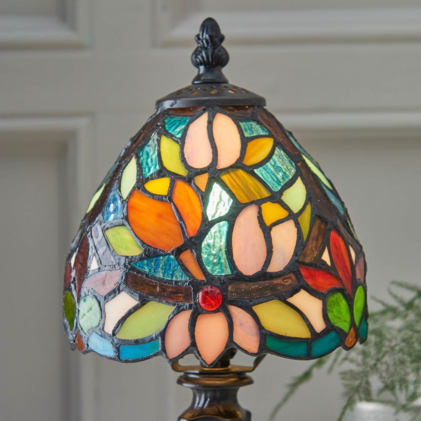 Endon 64331 - Lampada da tavolo SYLVETTE 1xE14/40W/230V diametro 15 cm