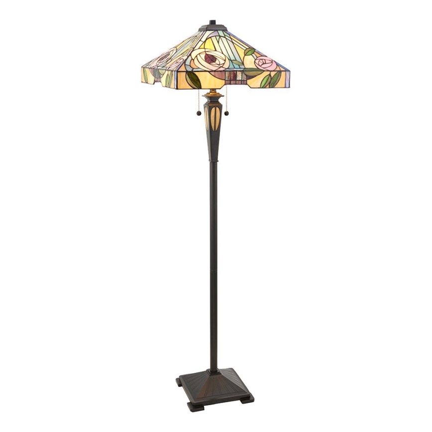 Endon 64383 - Lampada da terra WILLIOW 2xE27/60W/230V Ø 42,5 cm