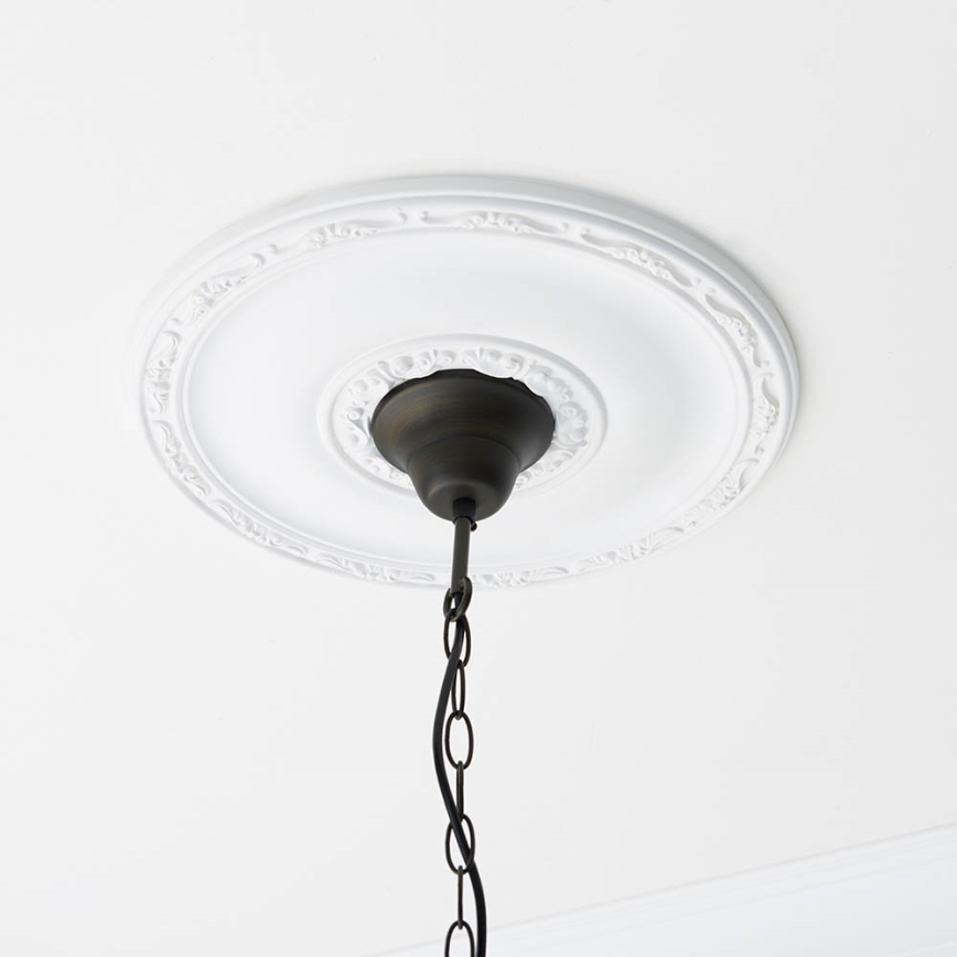 Endon 64385 - Lampadario a catena Tiffany WILLOW 1xE27/60W/230V Ø 35 cm