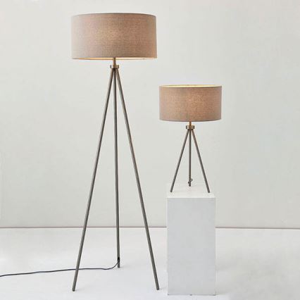 Endon 66986 - Lampada da tavolo TRI 1xE27/40W/230V ottone/beige