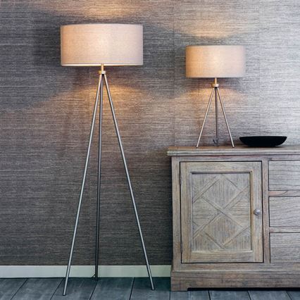 Endon 66986 - Lampada da tavolo TRI 1xE27/40W/230V ottone/beige