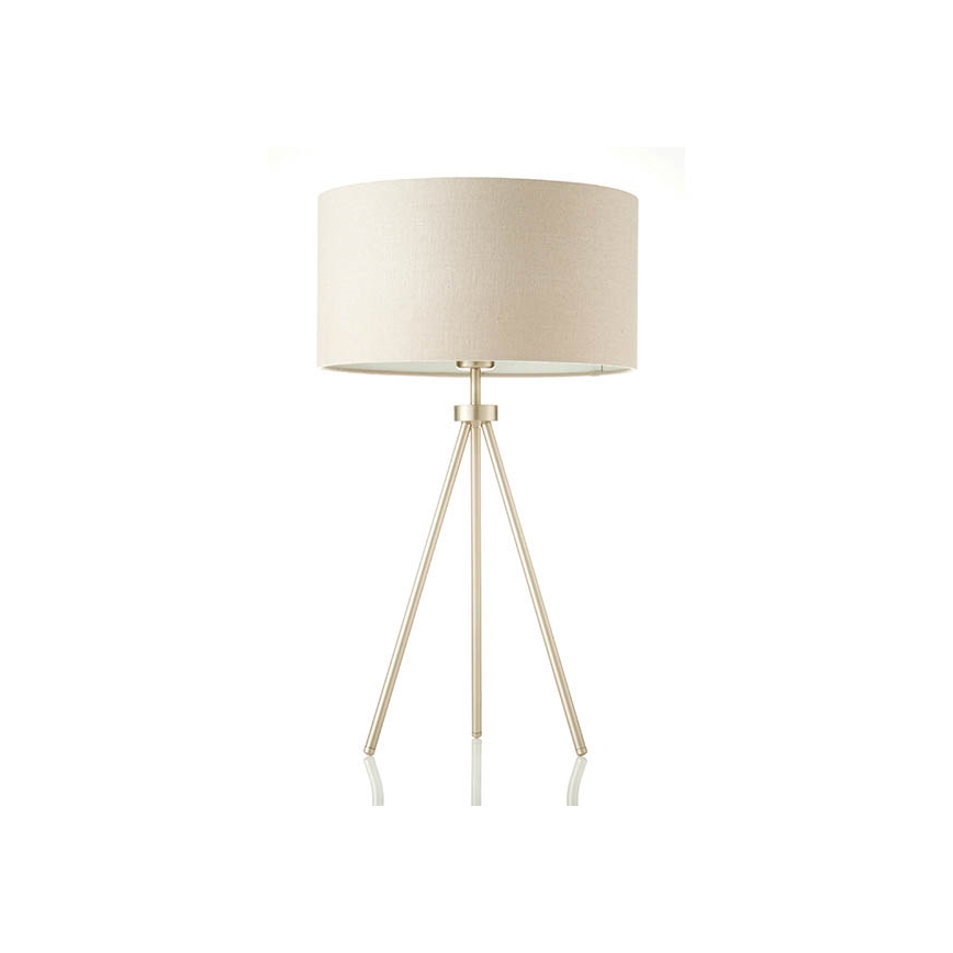 Endon 66986 - Lampada da tavolo TRI 1xE27/40W/230V ottone/beige