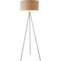 Endon 66987 - Lampada da terra TRI 1xE27/60W/230V beige
