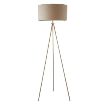 Endon 66987 - Lampada da terra TRI 1xE27/60W/230V beige