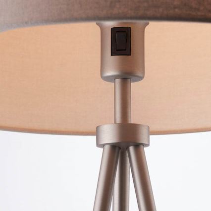 Endon 66987 - Lampada da terra TRI 1xE27/60W/230V beige