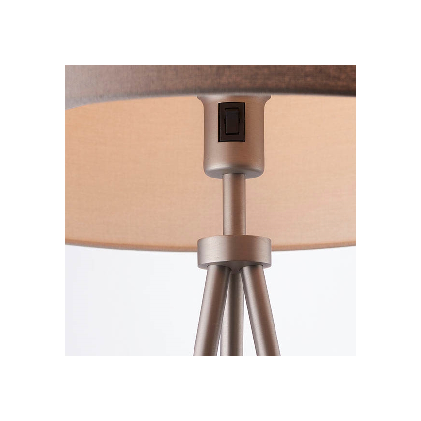 Endon 66987 - Lampada da terra TRI 1xE27/60W/230V beige