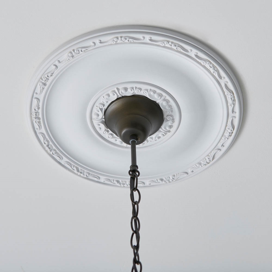 Endon 67045 - Lampadario a sospensione con catena FARGO 1xE27/60W/230V diametro 40 cm