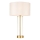 Endon 68802 - Lampada da tavolo dimmerabile con comando touch LESSINA 1xE27/10W/230V Oro/Bianco