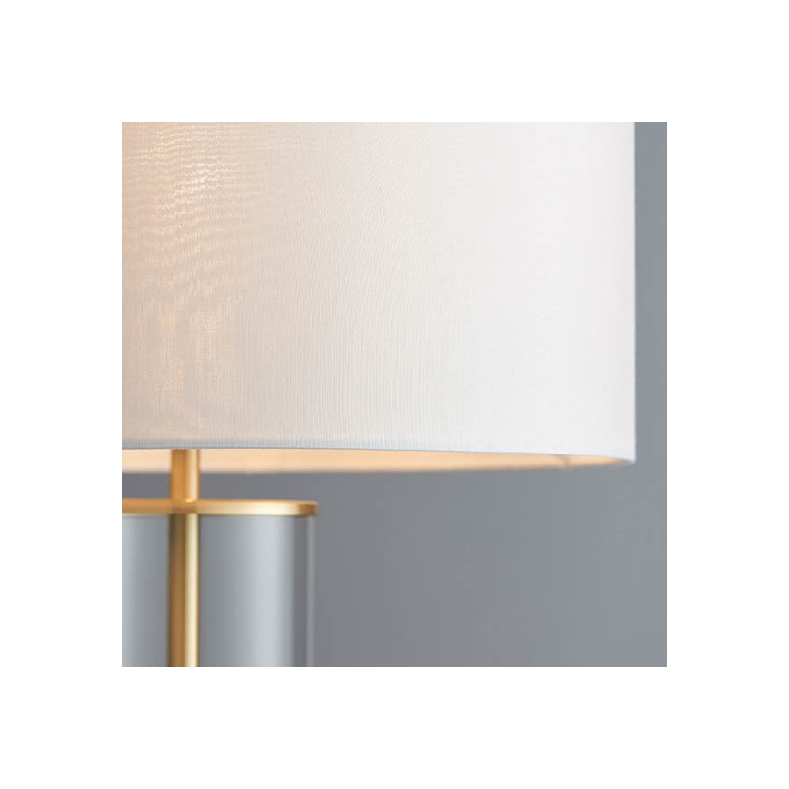 Endon 68802 - Lampada da tavolo dimmerabile con comando touch LESSINA 1xE27/10W/230V Oro/Bianco