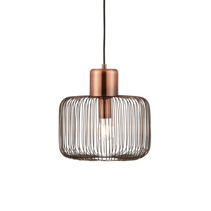 Endon 68986 - Lampada sospesa su cavo NICOLA 1xE27/40W/230V finitura rame