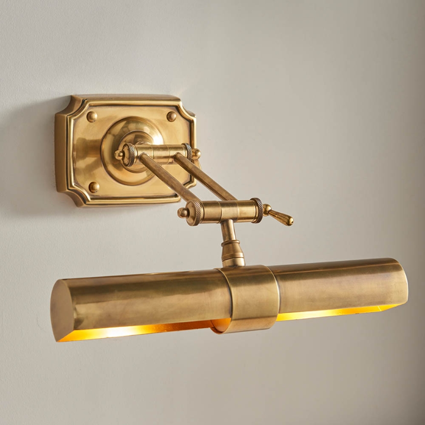 Endon 69832 - Lampada per quadri WINCHESTER 2xE14/6W/230V 35,5 cm ottone