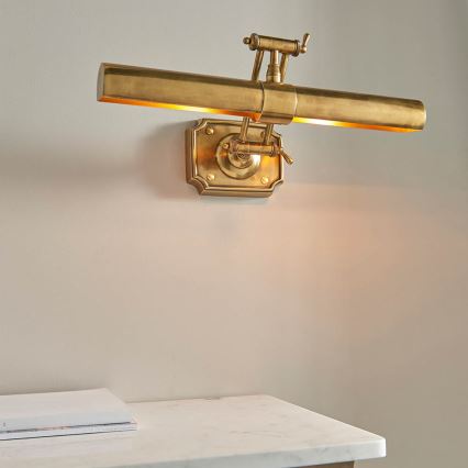 Endon 69833 - Lampada per quadri WINCHESTER 2xE14/6W/230V 51 cm ottone