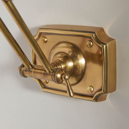 Endon 69833 - Lampada per quadri WINCHESTER 2xE14/6W/230V 51 cm ottone
