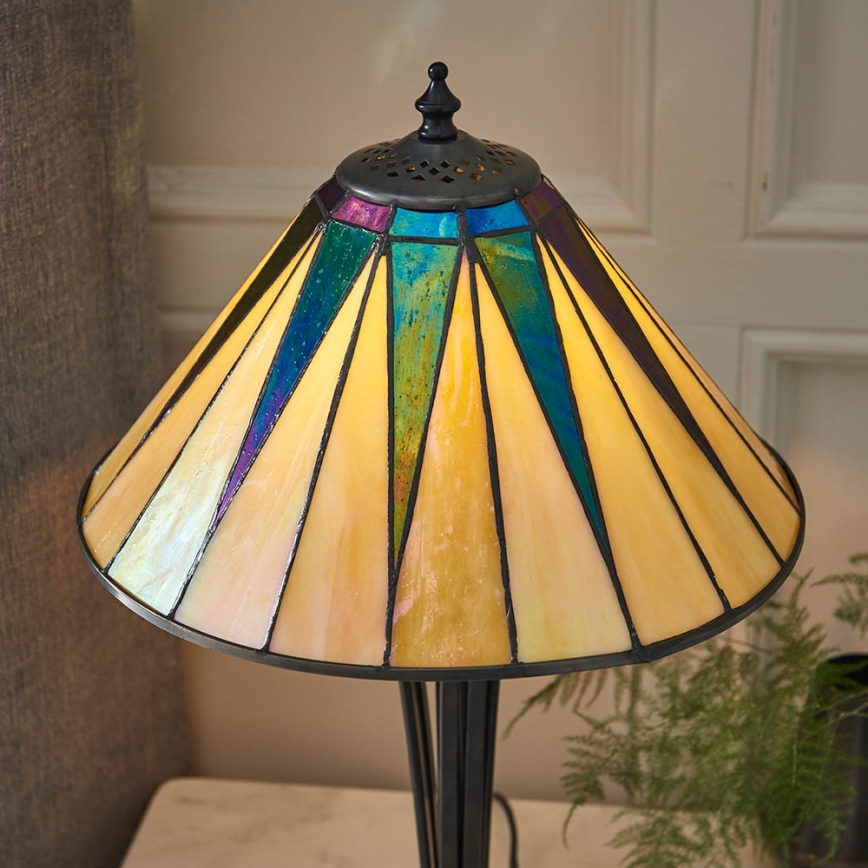 Endon 70367 - Lampada da tavolo DARK STAR 1xE14/40W/230V diametro 30 cm