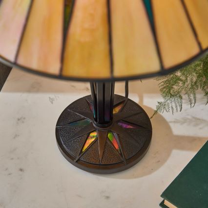 Endon 70367 - Lampada da tavolo DARK STAR 1xE14/40W/230V diametro 30 cm