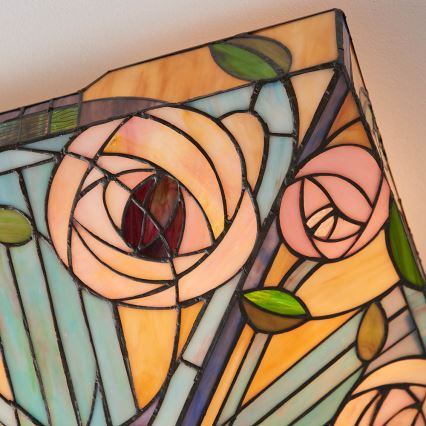 Endon 70698 - Lampada da soffitto Tiffany WILLOW 2xE27/60W/230V