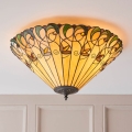 Endon 70706 - Plafoniera Tiffany JAMELIA 2xE27/60W/230V Ø 50 cm