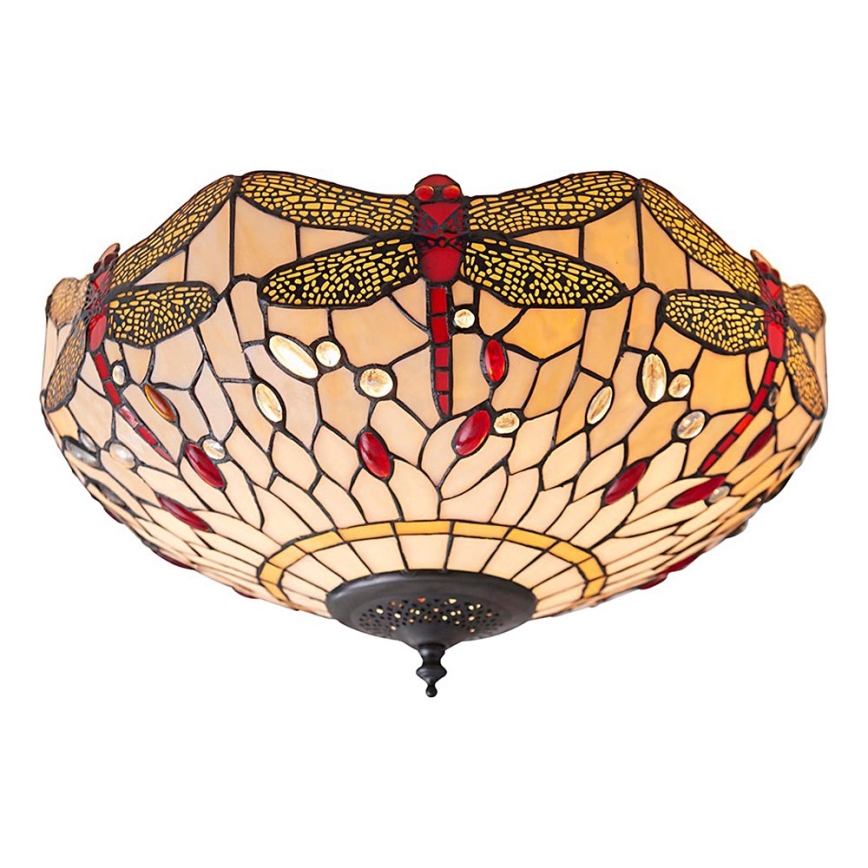 Endon 70723 - Plafoniera LIBELLULA 2xE27/60W/230V diametro 41 cm