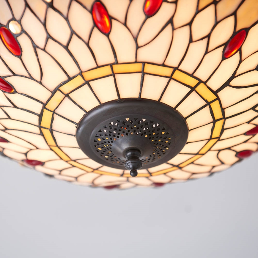Endon 70723 - Plafoniera LIBELLULA 2xE27/60W/230V diametro 41 cm