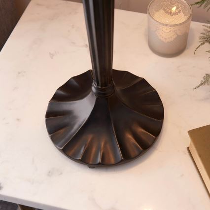 Endon 70935 - Lampada da tavolo FARGO 2xE27/60W/230V diametro 41,5 cm