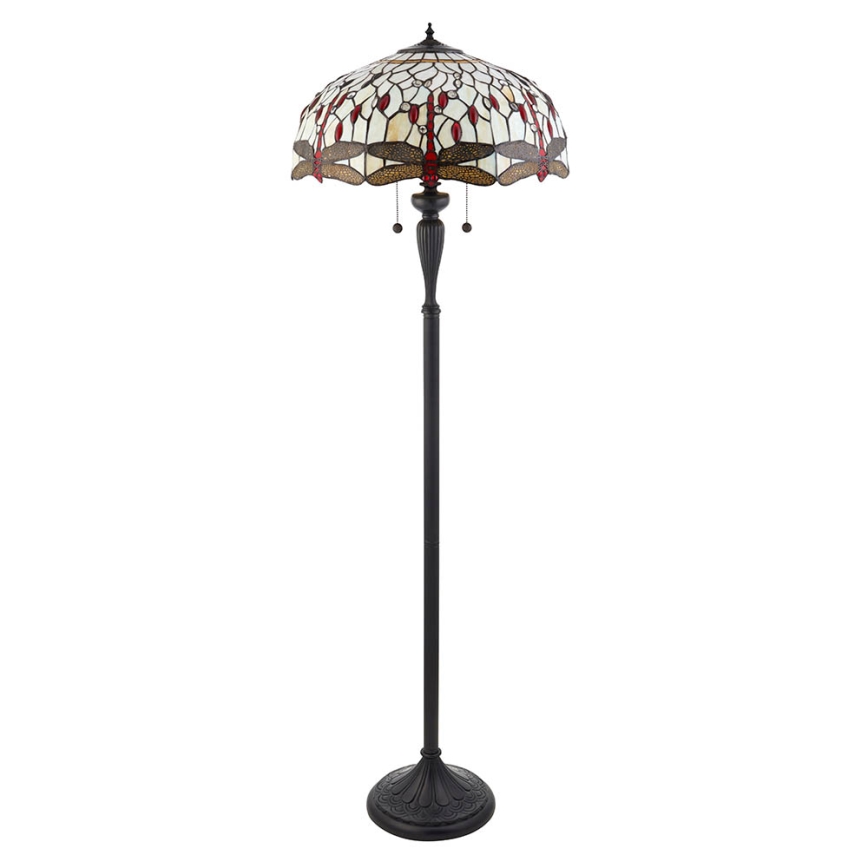 Endon 70940 - Lampada da terra DRAGONFLY 2xE27/60W/230V Ø 50 cm
