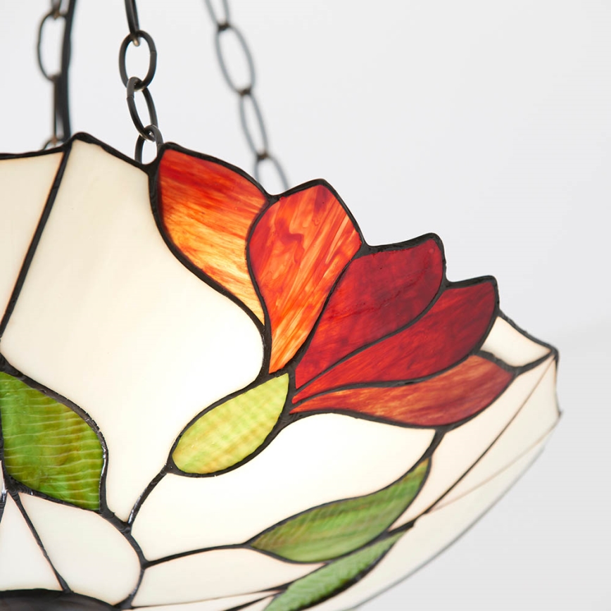 Endon 70946 - Lampadario a sospensione con catena BOTANICA 3xE27/60W/230V diametro 45 cm