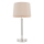 Endon 72175 - Lampada da tavolo con porta USB SYON 1xE14/40W/230V cromo lucido/beige