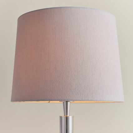 Endon 72175 - Lampada da tavolo con porta USB SYON 1xE14/40W/230V cromo lucido/beige