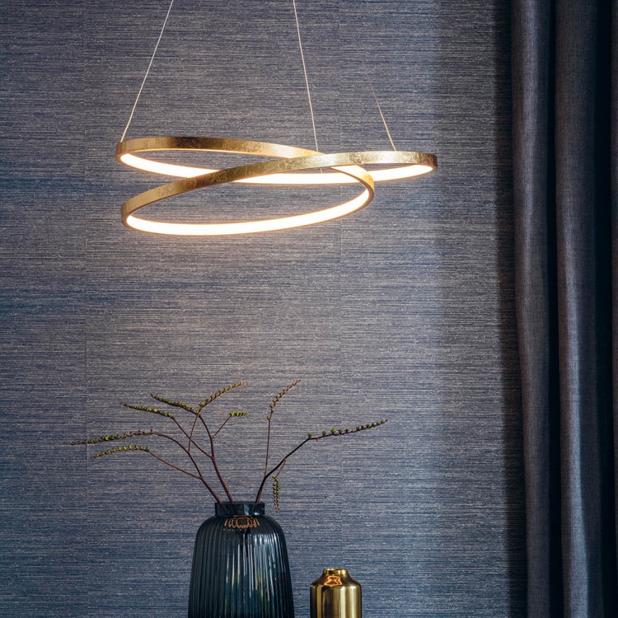 Endon 72479 - Lampadario LED a sospensione con filo SCRIBBLE LED/31,5W/230V 3000K oro