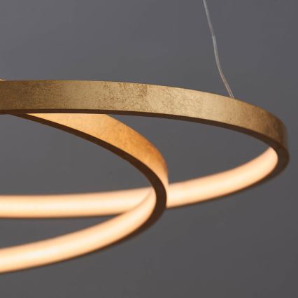 Endon 72479 - Lampadario LED a sospensione con filo SCRIBBLE LED/31,5W/230V 3000K oro